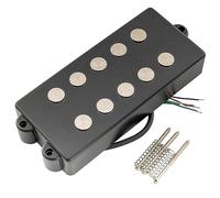 Artec MMC5 Cerámico Bajo Soapbar Pastilla Mástil Pickup 13K para Eléctrico Bajo 5 Cuerdas estilo MusicMan, Negro