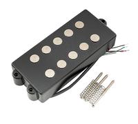 Artec MMC5 Cerámico Bajo Soapbar Pastilla Puente Pickup 13K para Eléctrico Bajo 5 Cuerdas estilo MusicMan, Negro