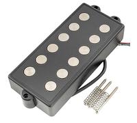 Artec MMC6 Cerámico Bajo Soapbar Pastilla Mástil Pickup 14,6K para Eléctrico Bajo 6 Cuerdas estilo MusicMan, Negro