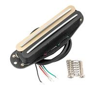 Artec SBA73 Alnico 5 Hot Rail Humbucker Formato Single Coil Mástil Medio Puente Pickup 12K para Guitarra Eléctrica estilo Strat, Zebra