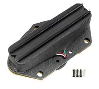 Artec TRA73 Alnico 5 Hot Rails Pastilla Humbucker Tamaño Single Coil Puente 12K para Guitarra Eléctrica estilo Tele, Negro