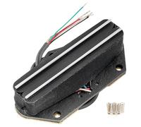 Artec TRA73C Alnico 5 Hot Rails Pastilla Humbucker Tamaño Single Coil Puente 12K para Guitarra Eléctrica estilo Tele, Raíl Cromado