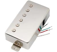 Artec VH59 Tono Vintage Cubierta Alnico 5 Pastilla Humbucker Mástil 7,4K para Guitarra Eléctrica estilo Les Paul, Nickel