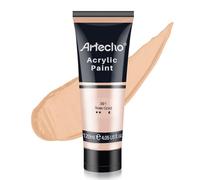 Artecho Pinturas Acrilicas 120ml Dorado Rosa, Impermeable y resistente a la luz, para Lienzos, Tela, Madera, Cristal, Piedras.
