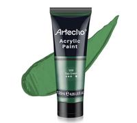 Artecho Pinturas Acrilicas 120ml Verde Savia, Impermeable y resistente a la luz, para Lienzos, Tela, Madera, Cristal, Piedras.