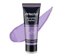 Artecho Pinturas Acrilicas 120ml Violeta Suave, Impermeable y resistente a la luz, para Lienzos, Tela, Madera, Cristal, Piedras.