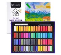Artecho Tiza Pastel 66 Piezas, Soft Pastel 64 Colores, Blanco y Negro Extra Gratis, Ideal para Principiantes y Artistas.