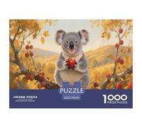 Artee de Koalas y eucaliptos 1000 Piezas Animal Puzzle para Adultos Decoración Juego De Rompecabezas Juegos Educativos Cumpleaños Stress Relief 70x50cm/1000pcs
