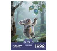 Artee de Koalas y eucaliptos Adultos Puzzles Animal 1000 Piezas Juego De Rompecabezas Cumpleaños Decoración Educational Game Stress Relief Toy 38x26cm/1000pcs