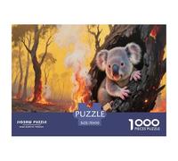 Artee de Koalas y eucaliptos para Adultos 1000 Piezas Animal Puzzle Cumpleaños Juegos Educativos Juego De Rompecabezas Decoración Relajación Y Sabiduría 70x50cm/1000pcs