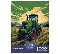Artee de Tractor agrícola para Adultos Puzzle Agricultura 1000 Piezas Decoración Juegos Educativos Juego De Rompecabezas Cumpleaños Stress Relief 38x26cm/1000pcs