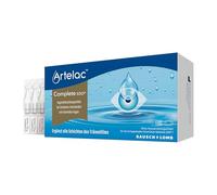 Artelac Complete EDO Augentropfen, 30 pzas Pipetas de una sola dosis | Hidratación intensa en ojos secos y llorosos, con ácido hialurónico, lípidos y carbómeros, en dosis únicas