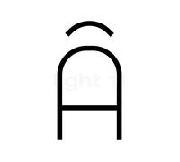 Artemide Alphabet of Light Mini, lámpara de pared LED, carácter especial Â