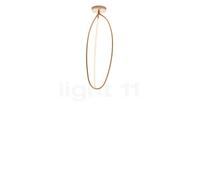 Artemide Arrival, lámpara de techo LED, dorado, 130 cm