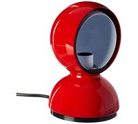 Artemide Eclisse - Lámpara de mesita de noche, color rojo