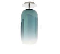 Artemide Gople Soffitto, azul/cuerpo plateado , Venta de almacén, nuevo, embalaje original