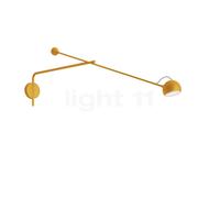 Artemide Ixa Arm, lámpara de pared LED, amarillo - 3.000 K - sin enchufe
