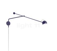 Artemide Ixa Arm, lámpara de pared LED, azul - 3.000 K - con enchufe