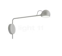 Artemide Ixa, lámpara de pared LED, gris claro - 3.000 K - sin enchufe