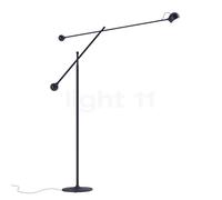 Artemide Ixa, lámpara de pie LED, antracita - 3.000 K