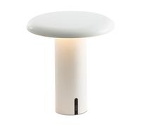 Artemide Takku, lámpara recargable LED, blanco