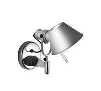 Artemide Lámpara de pared Tolomeo Faretto aluminio. con botón de encendido y apagado