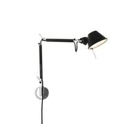 Artemide Lámpara de pared Tolomeo Micro negro