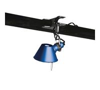 Artemide Lámpara de pared Tolomeo Micro Pinza con soporte de pinza azul