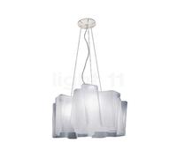 Artemide Logico, lámpara de suspensión 3x120°, blanco - 66 cm