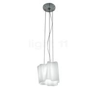 Artemide Logico, lámpara de suspensión, ahumado - 40 cm