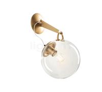 Artemide Miconos Parete, latón satinado