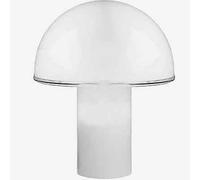 Artemide Onfale - Lámpara de mesa de cristal, color blanco, 26 x 20 x 10 cm