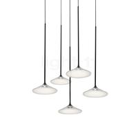 Artemide Orsa, lámpara de suspensión LED Cluster, 5 focos