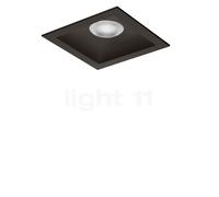 Artemide Parabola, plafón empotrable LED cuadrangular - incl. driver, negro - 9,4 cm - regulable