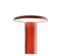 Artemide Takku, lámpara recargable LED, rojo , Venta de almacén, nuevo, embalaje original