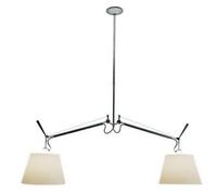 Artemide - Tolomeo Basculante Lámpara Colgante Ø320 Pergamino