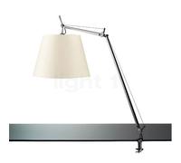 Artemide Tolomeo Mega Tavolo, marco aluminio/pantalla pergamino - ø42 cm - regulador