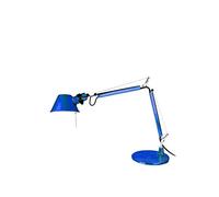Artemide Tolomeo Micro E14 Azul lámpara de mesa - Lámparas de mesa (Azul, Aluminio, IP20, E14, 1 bombilla(s), 46 W)