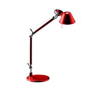 Artemide Tolomeo Micro Lampe de table avec pied, longueur 45 cm, hauteur 37 cm, max 73 cm, orange 60.00W