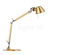 Artemide Tolomeo Micro Tavolo, dorado - con base de mesa