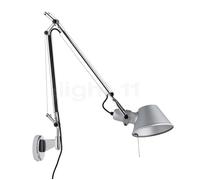 Artemide Tolomeo Mini Parete, aluminio pulido y anodizado