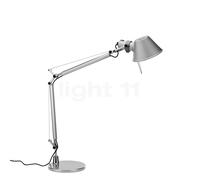 Artemide Tolomeo Mini Tavolo LED, aluminio pulido y anodizado - 2.700 K - con sensor de presencia