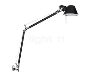 Artemide Tolomeo Parete para montaje directo, negro