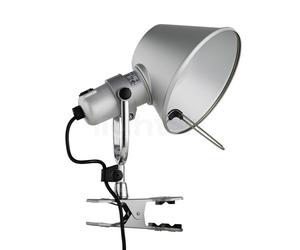 Artemide Tolomeo Pinza LED, aluminio pulido y anodizado - 3.000 K