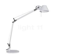 Artemide Tolomeo Tavolo, blanco - con base de mesa