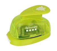 Artemio 1,6 cm, diseño de pequeño árbol de Navidad Número 1 Palanca Punch, Verde