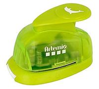 Artemio 1,6 cm pequeño delfín Palanca Perforadora, Verde