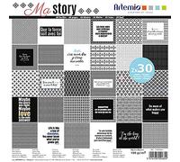 Artemio 11002451 My Story - Bloc de 30 x 2 Hojas, 30 x 30 cm, Multicolor
