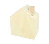 Artemio 14002221 - Hucha para Decorar casa Madera 12 x 14,5 x 8 cm