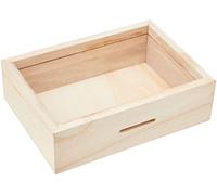 Artemio - Hucha de Viaje para decoración de Madera, 17 x 12 x 5 cm, Color Beige